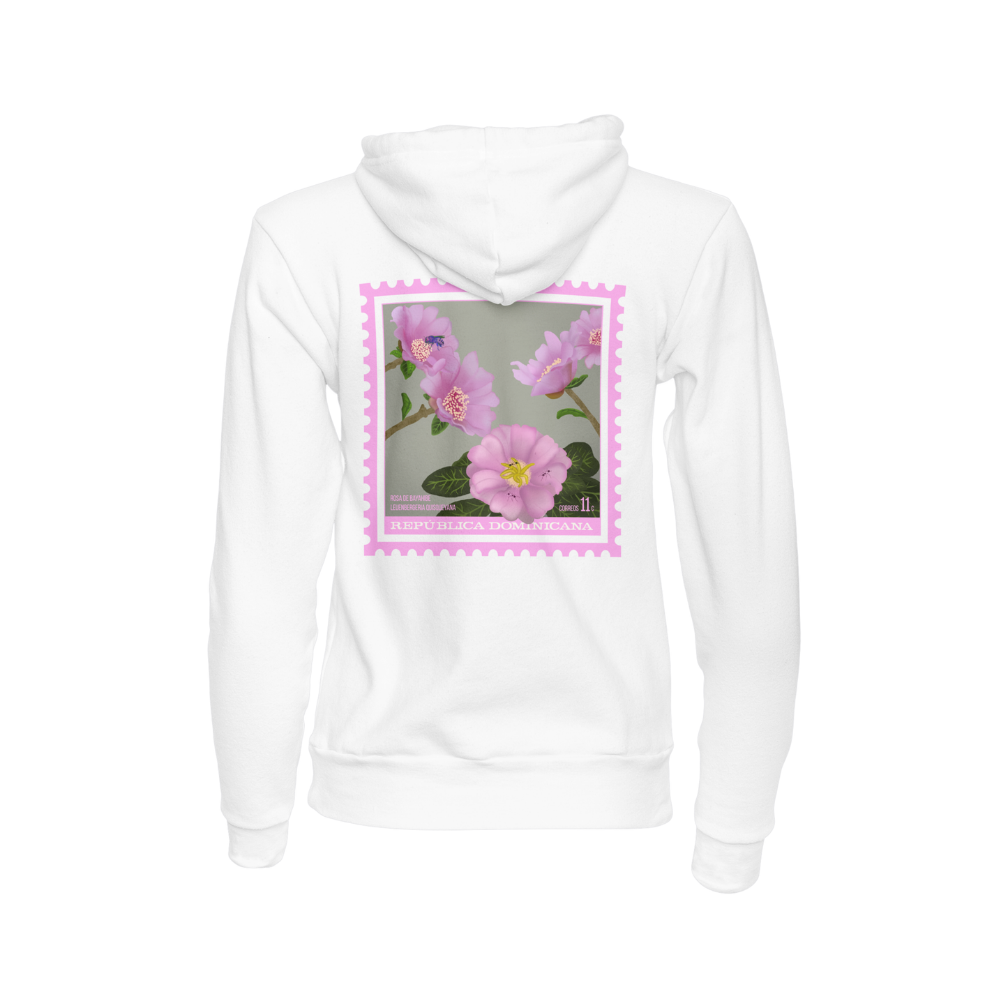 FLOR DE BAYAHIBE POSTAL ROSA HOODIE