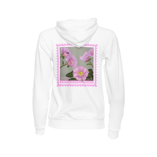 FLOR DE BAYAHIBE POSTAL ROSA HOODIE