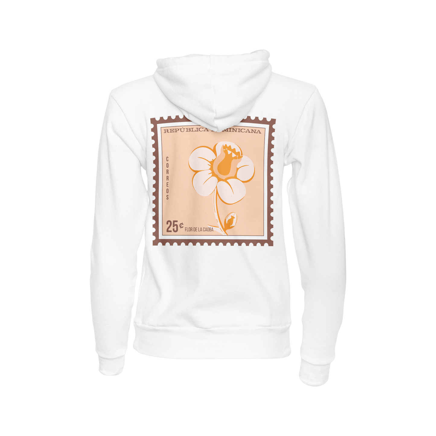 FLOR DE LA CAOBA POSTAL AMARILLA HOODIE