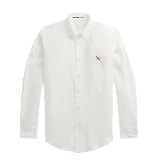 WHITE LINEN CARPENTER SHIRT