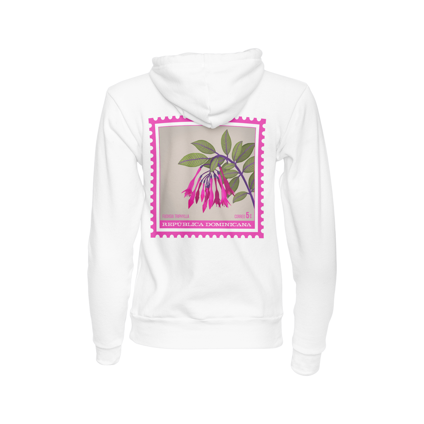 FLOR FUCHSIA POSTAL ROSA HOODIE