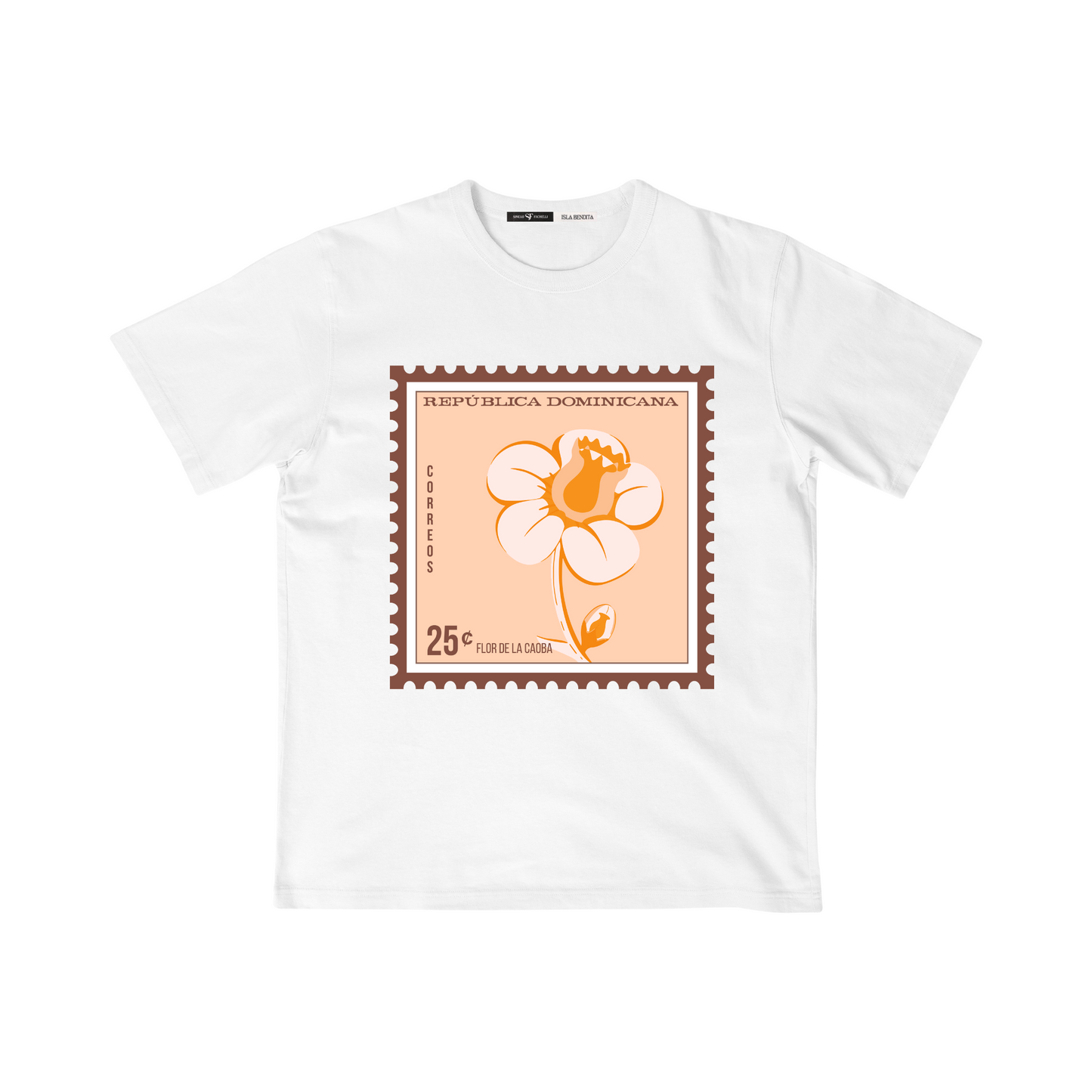 t-shirt flor de la caoba souvenir dominicano