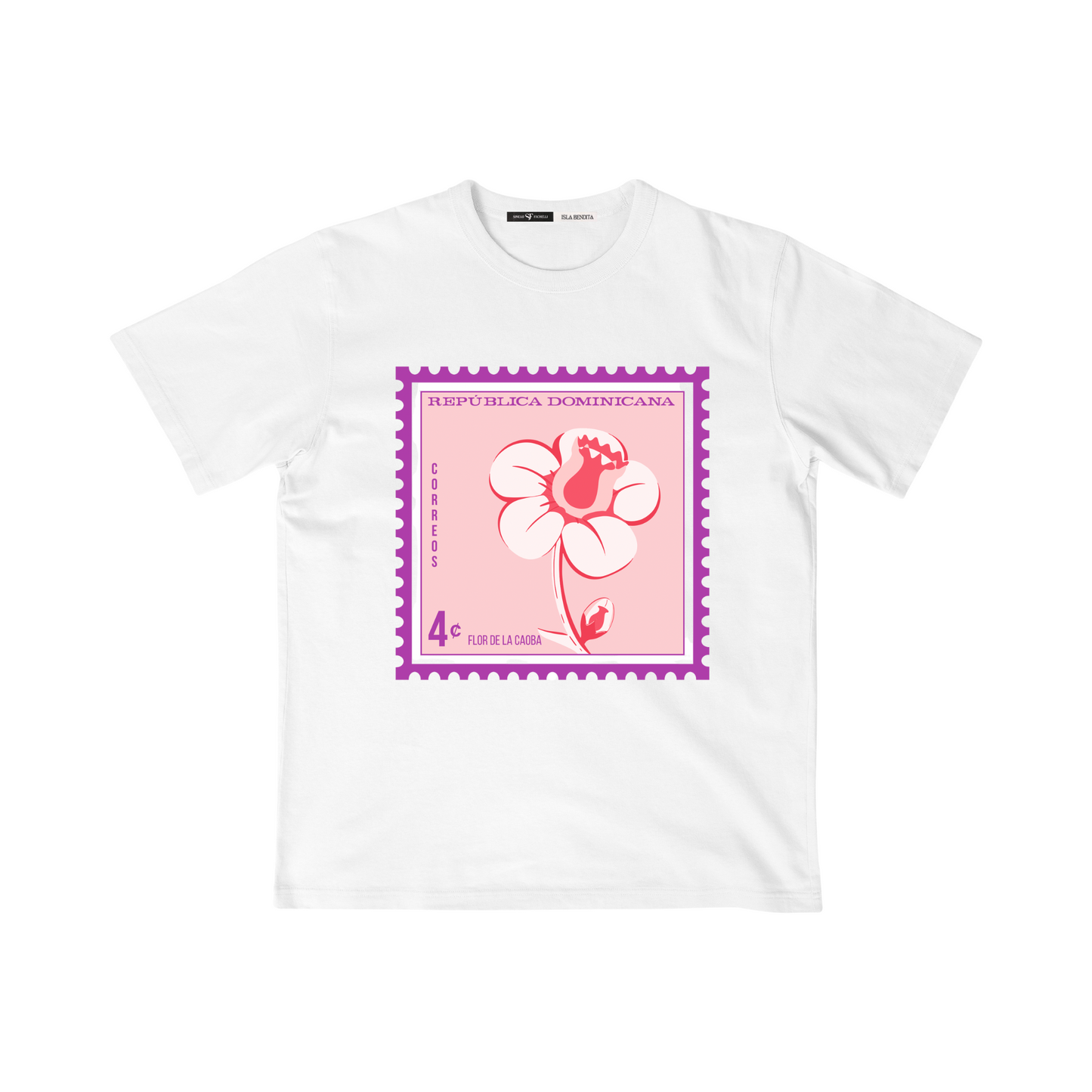 t-shirt flor de la caoba souvenir dominicano