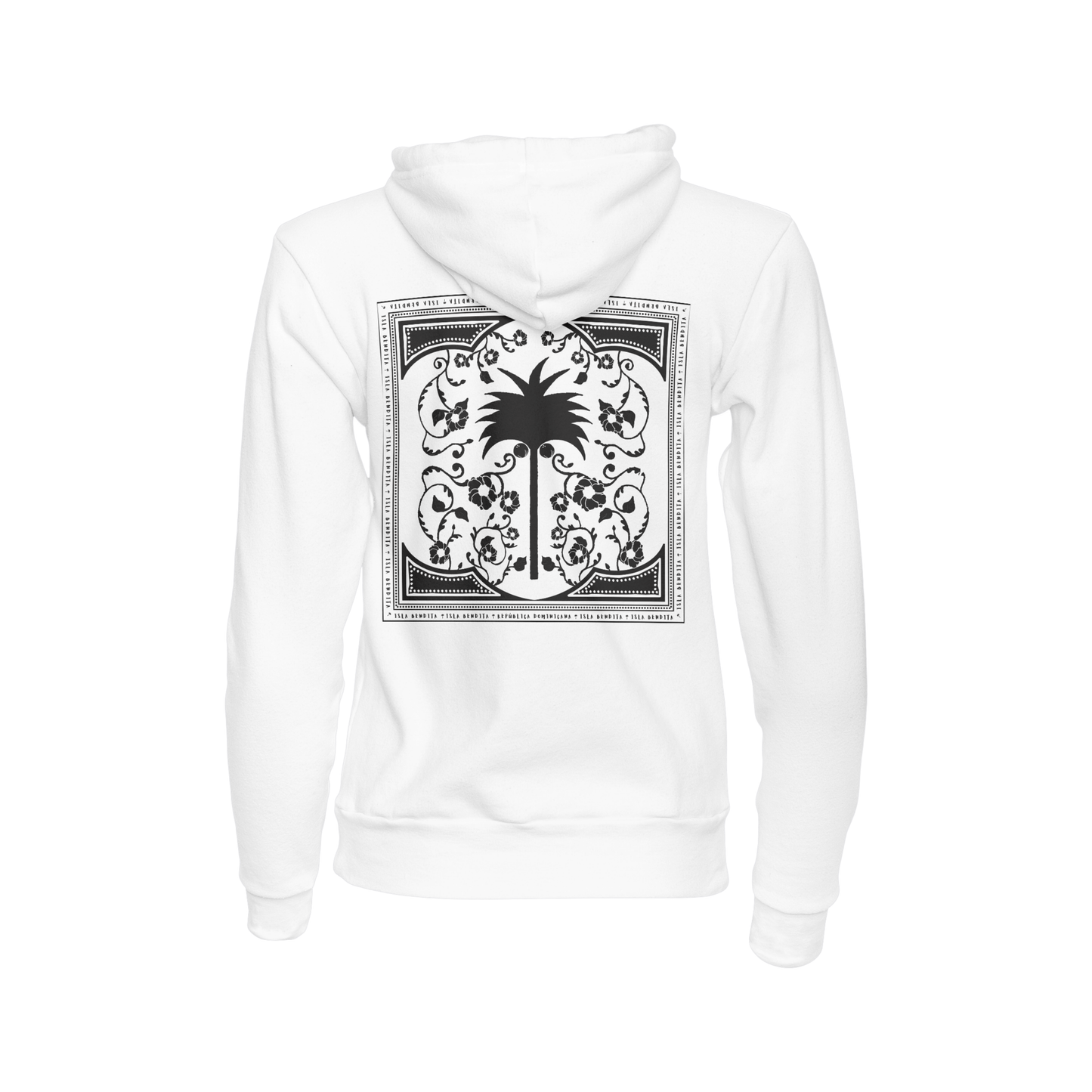 ROSA CARIBE NEGRO HOODIE