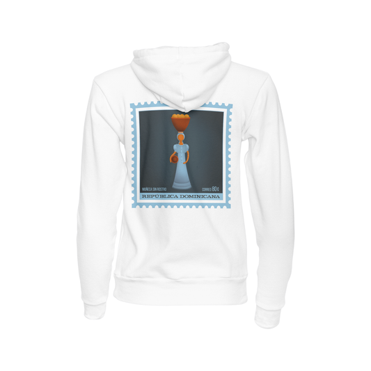 MUÑECA SIN ROSTRO POSTAL AZUL HOODIE